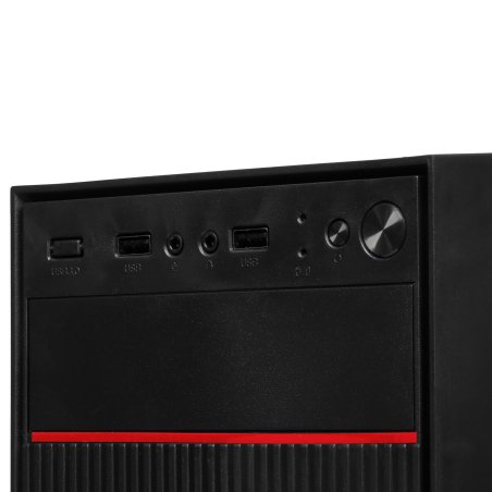 Компьютерный корпус ExeGate BAA-113 EX292347RUS Minitower (mATX, без БП, 2*USB, аудио, черный)