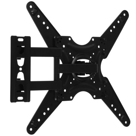 Кронштейн Arm media LCD-405 черный, Кр. стал. наст. для TV 26"-60", max 40 кг, 4 ст св., нак. +5°-10°, пов. ±90°, от ст. 82-362 мм, max VESA 400x400 мм.