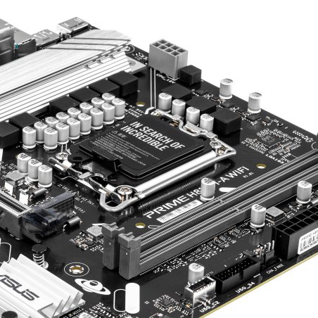 Материнская плата ASUS PRIME H810M-A WIFI, LGA 1851, Intel H810, 2xDDR5, 4xSATA, 2xM.2, 1xPCIe 4.0 x16, 1xPCIe x1, 1xDP, 1xHDMI, 1x1Gb LAN, Wi-Fi, 4xUSB 2.0, 2xUSB 3.2 Gen 2, 3x3.5 мм, 7.1, Micro-ATX