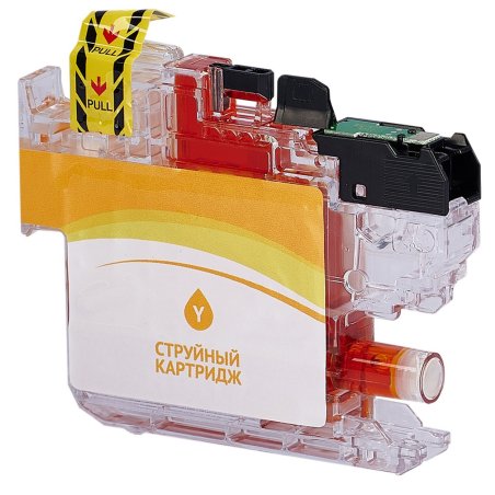 Картридж струйный Sakura LC3617Y для Brother, желтый, 10 мл., 550 к.