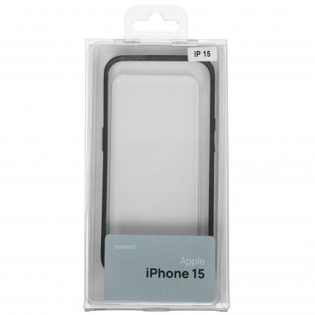 Чехол (клип-кейс) BoraSCO для Apple iPhone 15 Plus черный