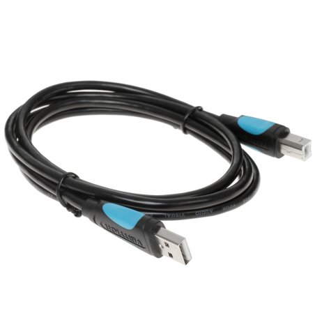 Кабель Vention USB 2.0 AM/BM - 1м. черный VAS-A16-B100
