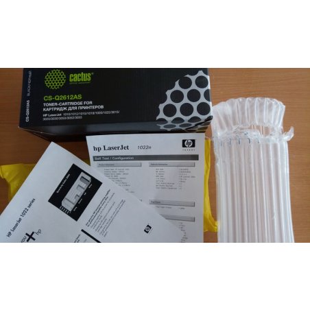 Картридж лазерный Cactus CS-Q2612AD черный (2*2000стр.) для HP 1010/1012/1015/1018/1020/1022/3015/3020
