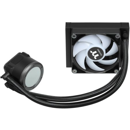 Система водяного охлаждения Thermaltake TH420 V2 ARGb Soc-AM5/AM4/1151/1200/1700 черный 4-pin 34.7dB Al+Cu Ret (CL-W376-PL14SW-A)