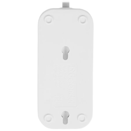 Удлинитель бытовой Defender B220 - 2 роз х 2 м, белый