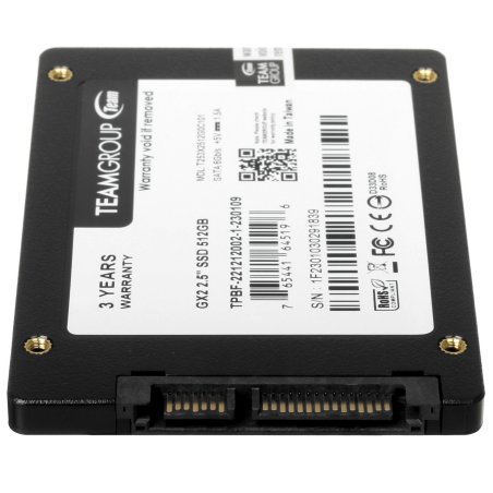Накопитель SSD жесткий диск SATA2.5" 512GB GX2 T253X2512G0C101 TEAMGROUP
