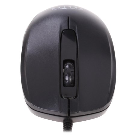 Мышь проводная Oklick 115S черный/красный, 1200 dpi, USB, кнопки - 3