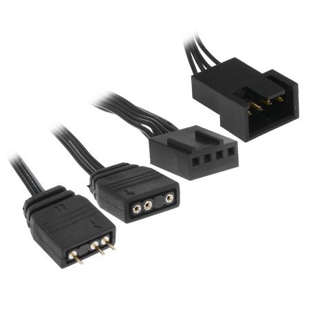 Вентилятор для корпуса GMNG GG-CF120ARGb2-PWMBK черный, 120 мм, 1500 об/мин, 26 дБ, 4 pin