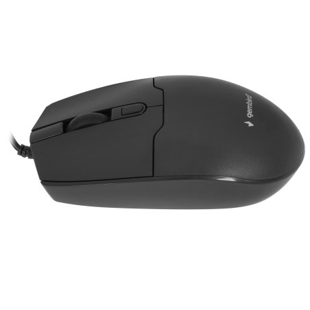 Мышь проводная Gembird MOP-430 черный, 1600 dpi, USB, кнопки - 4
