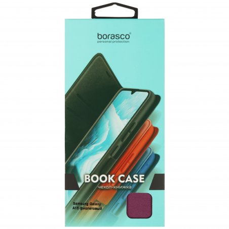 Чехол (флип-кейс) BoraSCO для Samsung Galaxy A15 Book Case фиолетовый