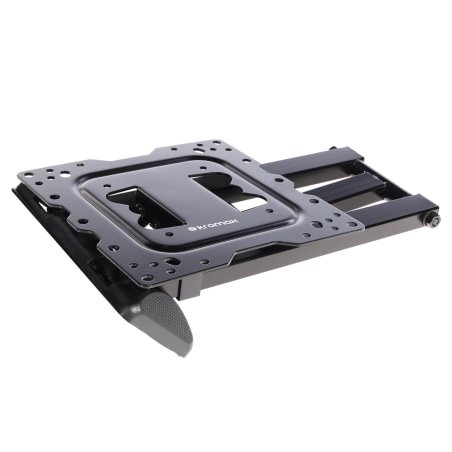 Кронштейн Kromax DIX-18 BLACK(для LED/LCD телевизоров 22"-55", max 40 кг, настенный, 5 ст свободы, наклон ±15°, поворот 180°, от стены 66-605 мм, max VESA 400x400 мм, вращение экрана ±5°, съемная монтажная пластина, кабель-канал, 4 шт/уп.)