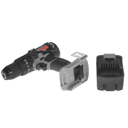 Дрель-шуруповерт аккумуляторная ИНТЕРСКОЛ ДАУ-13/18В, Аккумуляторный, 18В, Ударный, Кейс