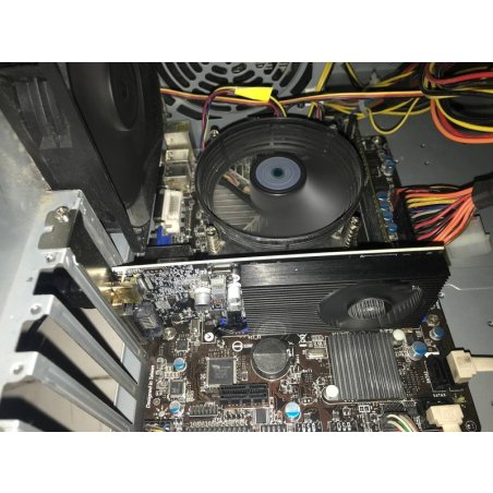 Видеокарта Gigabyte GV-N1030D4-2GL NVidia GeForce GT 1030, 2Gb DDR4/64-bit, PCI-Ex16 3.0, DVI-Dx1, HDMI2.0bx1, LP, 2-slot cooler, Retail