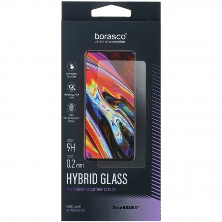 Защитное стекло для экрана BoraSCO для TCL 20E гибридная