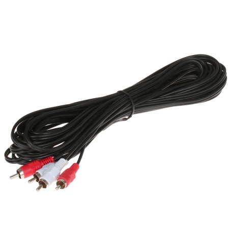Кабель аудио Cablexpert CCA-2R2R-7.5M, 2xRCA - 2xRCA, 7,5м