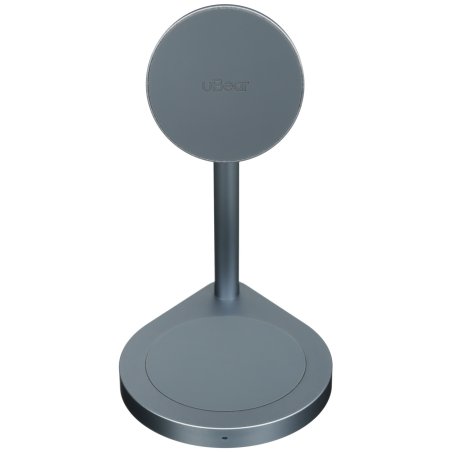 Беспроводное зарядное устройство uBear Stage 2in1, серый