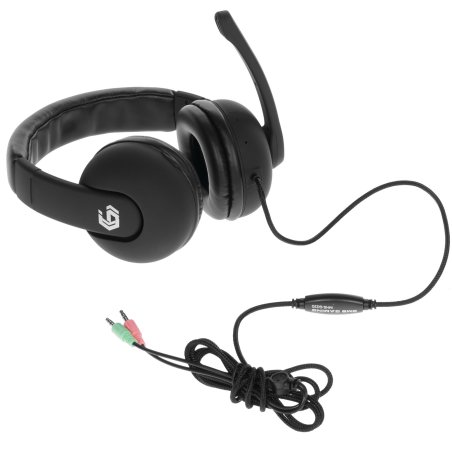 Гарнитура игровая Gembird MHS-G220 черный soft touch регулировка громкости кабель 2м