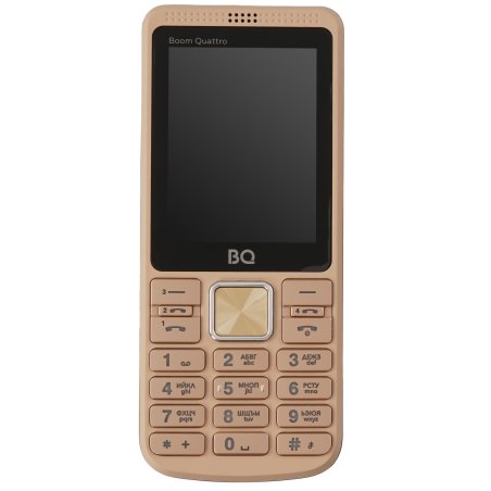 Мобильный телефон BQ 2455 Boom Quattro золотистый
