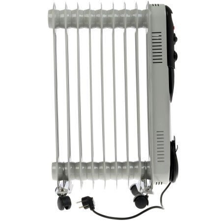 Масляный радиатор Ресанта ОМПТ- 9Н 67/3/4 2,0кВт, 450 140 650, 9 секций, 9,7 кг