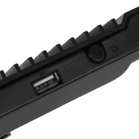 Подставка для ноутбука Deepcool N8 17"380x278x55мм 25дБ 4xUSB 2x 140ммFAN 1245г алюминий серебристый