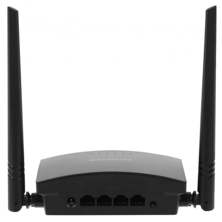 Роутер беспроводной Digma DWR-N301 N300 10/100BASE-TX черный (упак.:1шт)