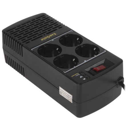 Стабилизатор ExeGate Power AD5000-500 (500VA/300W, диапазон 150...280В, 4 евророзетки)
