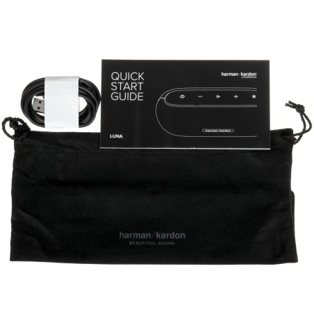 Колонка портативная Harman Kardon Luna Google Assistant, Amazon Alexa серый 40W 1.0 BT/Wi-Fi 4800mAh (HKLUNAGRYEU)