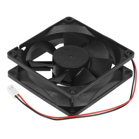Вентилятор для корпуса Gembird FANPS черный, 80 мм, 2600 об/мин, 27 дБ, 2 pin