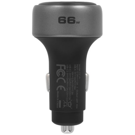 Автомобильное зарядное устройство Aukey Pathfinder 66W серый ACC-CC-P1