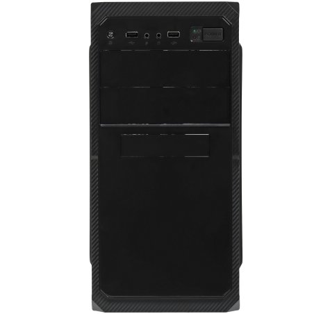 Компьютерный корпус ExeGate EX284027RUS Minitower BA-202 Black, mATX, <без БП>, 2*USB, Audio