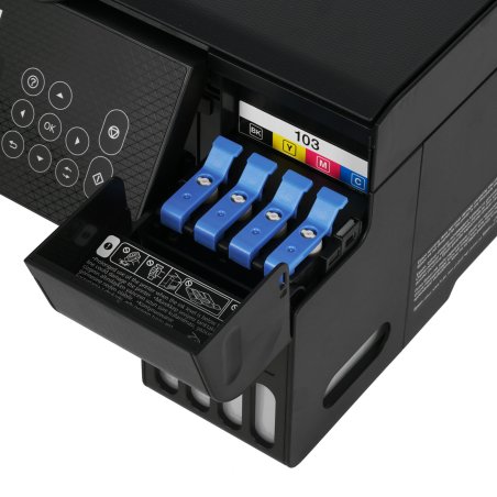 МФУ струйное Epson L3260, A4, цветной, печ. до 33 стр/мин. (ч/б) до 15 стр/мин. (цвет), 1440 x 5760 dpi (печать) 1200x2400dpi (скан.), USB, Wi-Fi, Air Print, Mopria