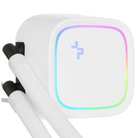 Система жидкостного охлаждения DEEPCOOL LT520 WH белый, 120 мм, алюминий/медь, 2250 об/мин, 32.9 дБ, 3 pin, 280 Вт