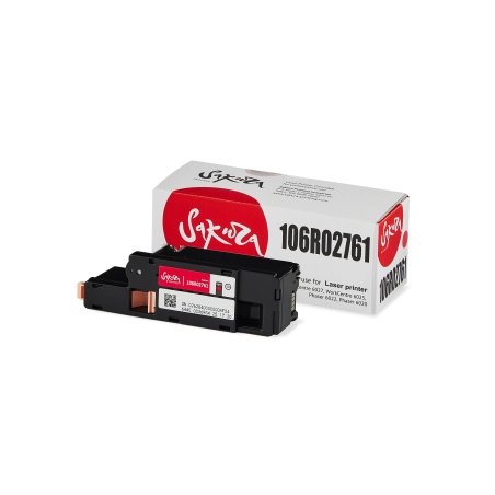 Картридж лазерный Sakura 106R02761 для Xerox WorkCentre 6027, WorkCentre 6025, Phaser 6022, Phaser 6020, пурпурный, 1000 к.