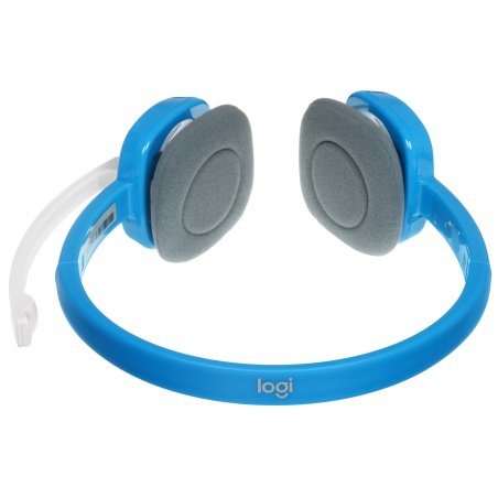 Наушники с микрофоном Logitech H150 синий/белый 1.8м накладные оголовье (981-000454)