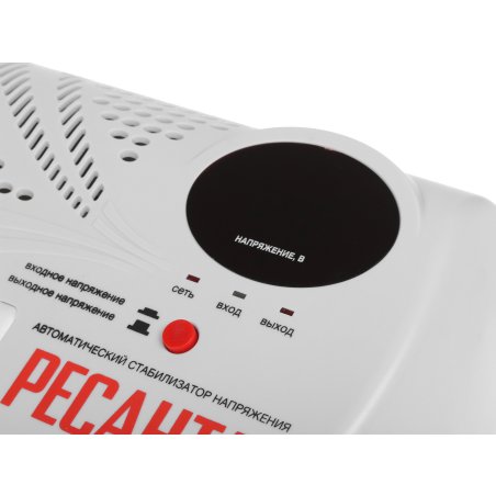 Стабилизатор напряжения Ресанта АСН- 500 Н/1-Ц 63/6/9 Стабилизатор 220В±8%, Габариты 260х200х110, Вес 2,6кг