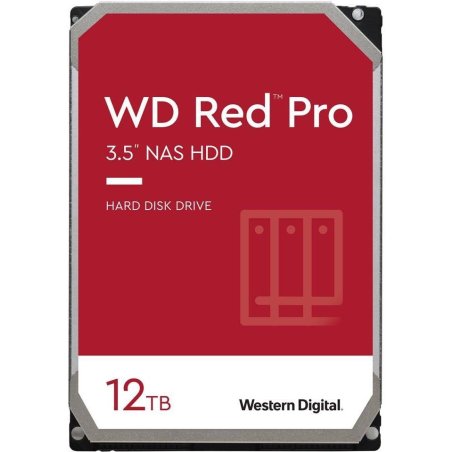 Жесткий диск WD SATA-III 12Tb WD122KFBX NAS Red Pro (7200rpm) 512Mb 3.5"