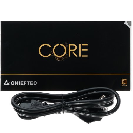 Блок питания Chieftec Core BBS-500S Retail (BBS-500S), 500Вт, 80 PLUS Gold, 120мм, черный