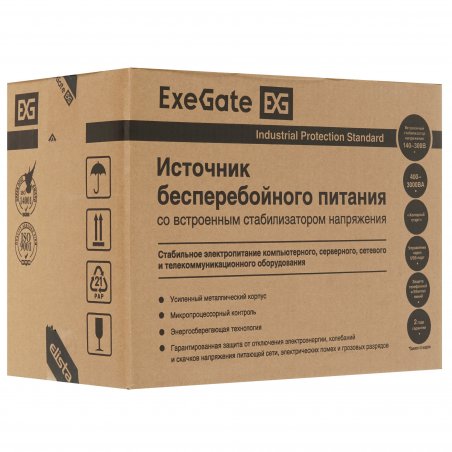 Источник бесперебойного питания ExeGate SpecialPro Smart LLB-1000.LCD.AVR.EURO.RJ 1000VA/650W, LCD, AVR, 4 евророзетки, RJ45/11, черный