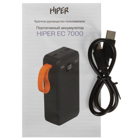 Портативный аккумулятор HIPER CORE XL Metal черный (10000 мА·ч)