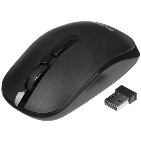 Мышь беспроводная SVEN RX-260W черный, 1600 dpi, радиоканал, USB, кнопки - 4