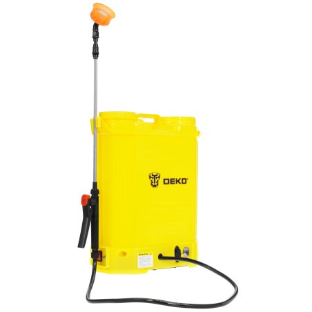 Опрыскиватель Deko DKSP10 16л желтый (065-0954)