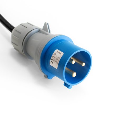 Блок розеток вертикальный ExeGate ServerPro PDU-V420 Al-20C134C19-IEC309-32A-1P (19", 1U, Алюминий, 20 IEC 320 C13, 4 IEC 320 C19, IEC 60309 32A (2P+E), VDE-250V-32A-3*4мм2, 3 метра, автомат защиты, черный, RTL)