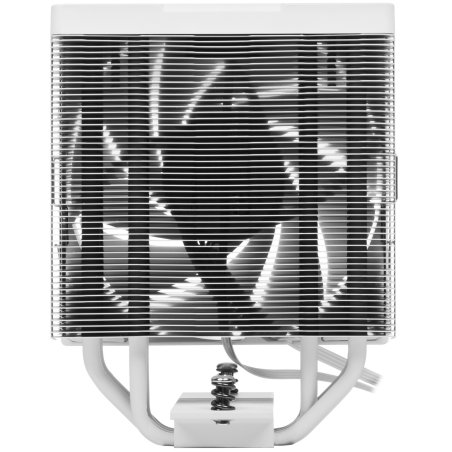 Кулер для процессора DEEPCOOL AG400 DIGITAL WH белый, 120 мм, алюминий/медь, 2100 об/мин, 31.6 дБ, 4 pin, 220 Вт, 152.7 мм