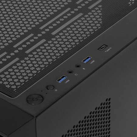 Компьютерный корпус Chieftec Night Hunter черный без БП ATX 4x140мм audio bott PSU