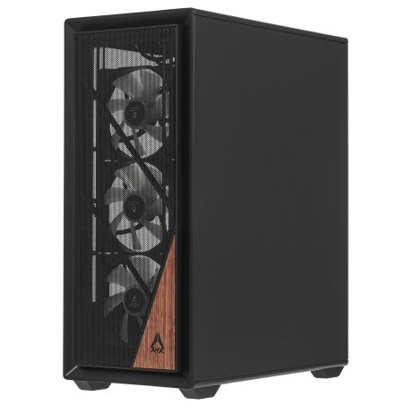 Компьютерный корпус Azza Forest черный без БП ATX 4x120мм 4x140мм 2xUSB 3.0 audio bott PSU