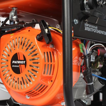 Электрогенератор бензиновый Patriot GP 6510AE, 5.5 кВт, 78 дБ, 80 кг