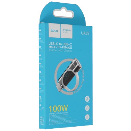 Переходник HOCO UA6 USB to Type-C, черный