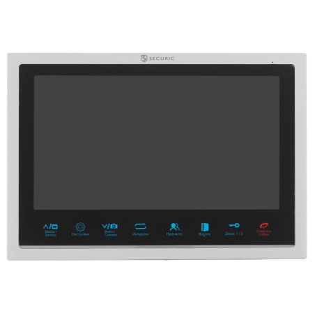 Цветной монитор видеодомофона 10,1" формата AHD(1080P), с сенсорным управлением, детектором движения, функцией фото- и видеозаписи (модель AC-439)