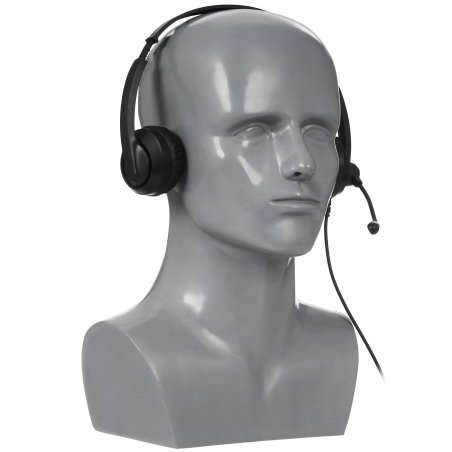 Гарнитура Oklick HS-M500 чёрный, проводная, USB