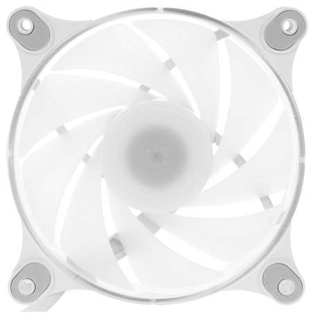 Вентилятор для корпуса GMNG GG-CF120ARGb4-PWMWH белый, 120 мм, 2000 об/мин, 26 дБ, 4 pin